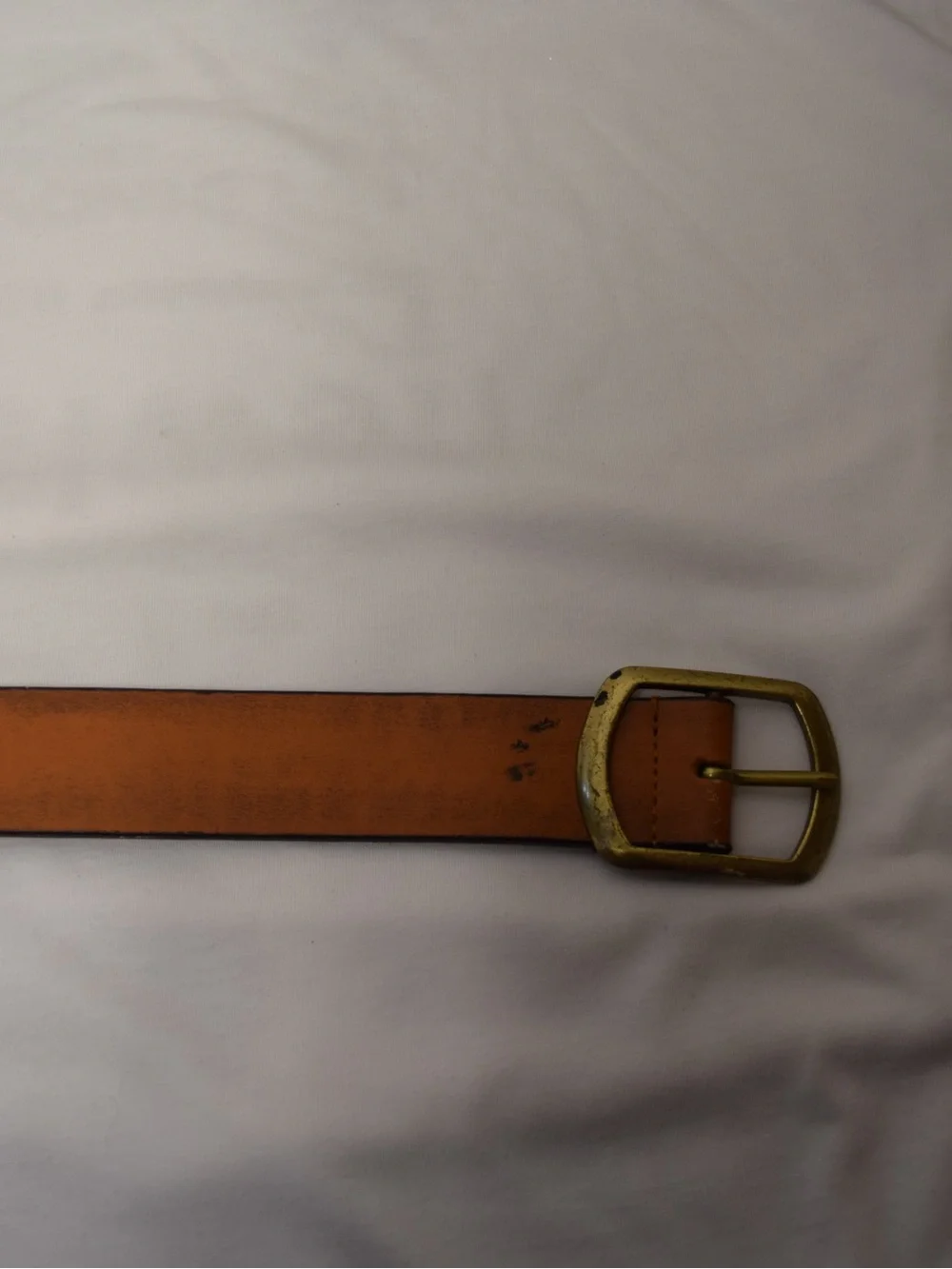 Vintage Roxy Y2K Rainbow Leather Belt 31” Brown Heart Logo